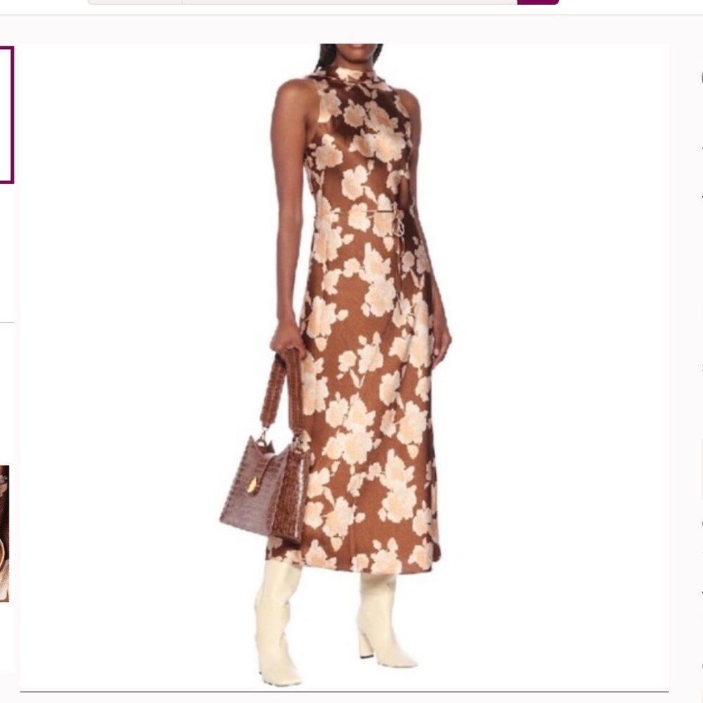 ISO (don't buy!) Vince satin floral dress